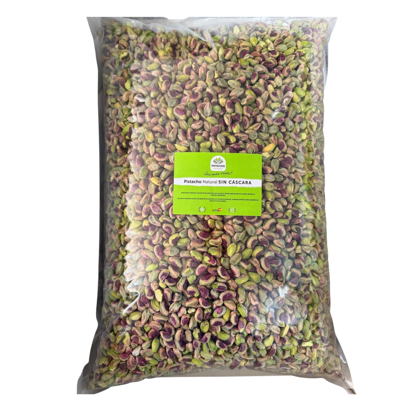 Bolsa de pistachos sin cáscara — natural 1 kg